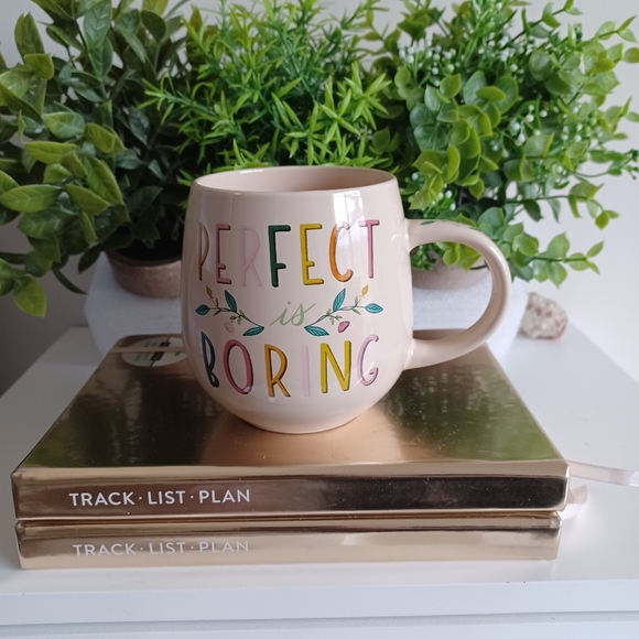 Perfect is Boring Prima Design Coffee Mug - Picture 3 of 3